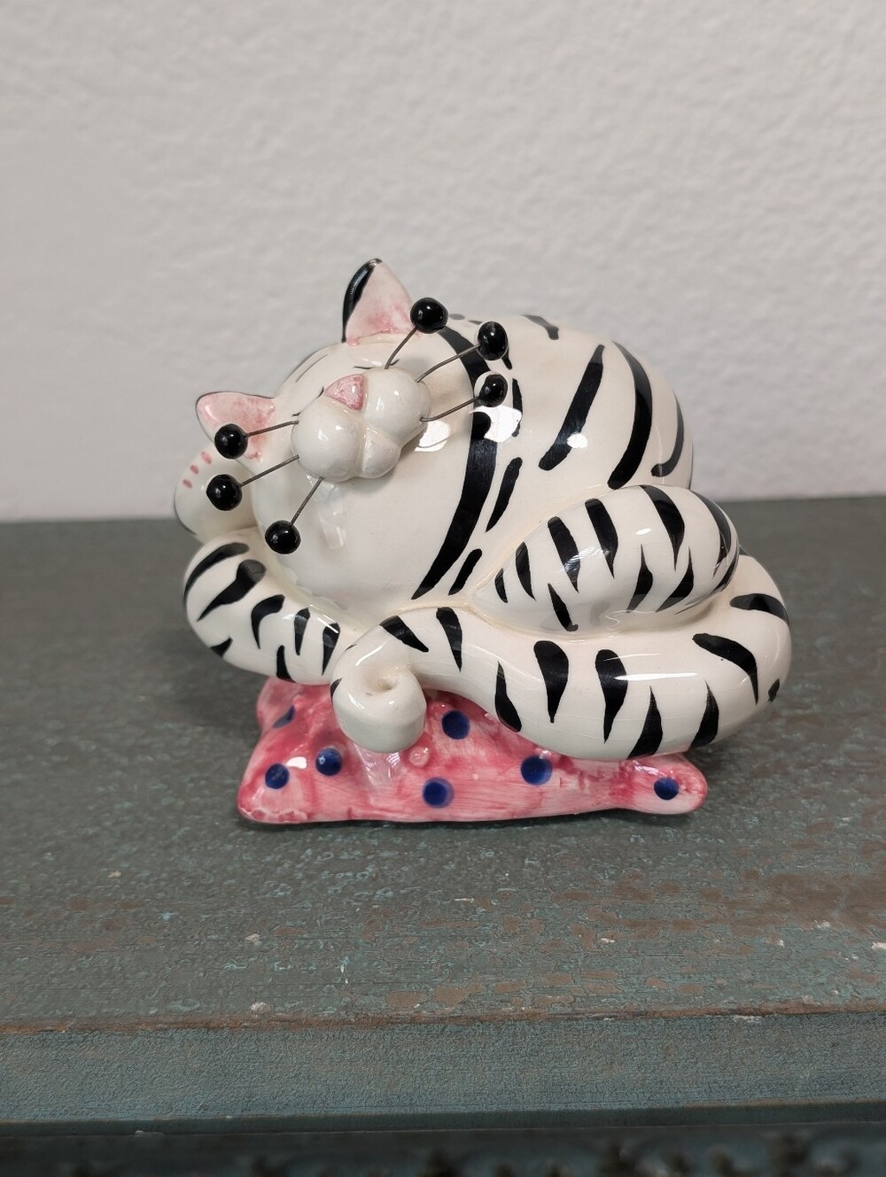 Amy Lacombe Musical Tween Kitty Black White And Pink on Pillow Cat Tested Works